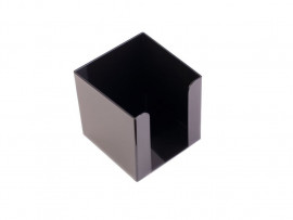 Подставка для бумажного блока 9*9*9см., черн.