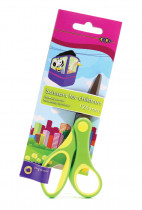 Ножиці 12,6см. з гумовими вставками, дитячі, салат.