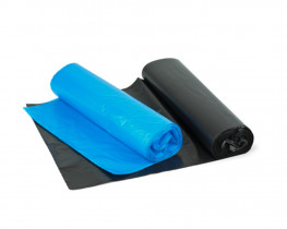Мішки для сміття на 120л. 70*110см.*10шт., LDPE, "Міцні" чорн.