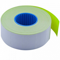 Этикет-лента 26*16мм., прямоугольная, внутренняя намотка, 1000шт./рул., 10рул/уп., желт.