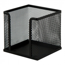 Подставка для бумажного блока металлическая 9*9*9см. 2112, черн.