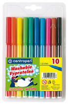 Фломастери "Пінгвіни", вентильований ковпачок, 10 кольорів, 7790