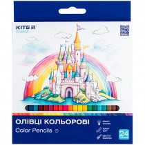 Олівці кольорові, 24 шт. Kite Classic