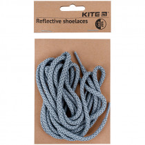Шнурівки для взуття світловідбиваючі, сірий