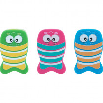 Точилка без контейнера, пластиковая "Fishes", ассорт.