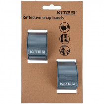 Набор браслетов светоотражающих, темно-серые