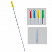 Ручка алюмінієва 140см з отвором, жовт.