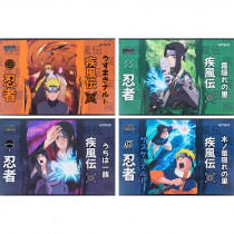 Тетрадь для рисования, 12 л., скоба, гибр. лак + УФ лак, «Naruto»