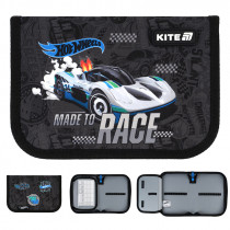 Пенал Kite 1 від., 1 відв., без наповнення 621 «Hot Wheels»