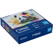 Гуашь 16 цветов., 20 мл Kite Classic (K-096)