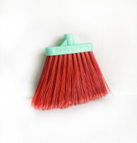 Щетка тротуарная синтетическая, ширина 32см, высота щетины 18см., мягкая, без ручки, красн.
