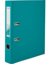 Регистратор 5см. А4 (PP), односторонний, бирюз.