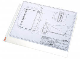 Файл матовый А3, горизонтальный, 85мкм., боковой разрез, 10шт./уп.