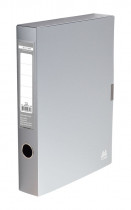 Папка-бокс на липучке А4, 235*320*55мм., серый