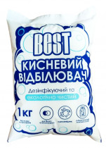 Средство для выведения пятен "Кислородный отбеливатель" для белого и цветного белья, порошок, 1кг.