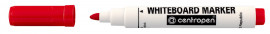 Маркер для дощок, BOARD, кругле вістря 2,5мм., червон.
