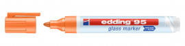 Маркер для стеклянных досок Glass e-95, круглое острие 2-3мм., оранж.
