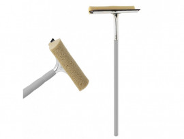 Збирач води для миття скла 25см.з дерев'яною ручкою