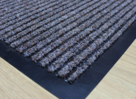 Коврик придверный 60*90см., прорезиненный, темно-сер.