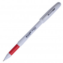 Гелевая ручка JOBMAX, корпус бел., стержень красн.