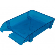 Лоток горизонтальный для бумаг (80505), голуб.
