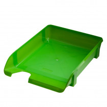Лоток горизонтальный для бумаг (80507), салат.