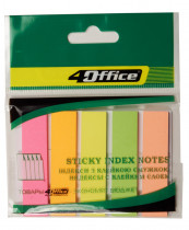 Закладки паперові 12х50мм., 150шт., 5 кольорів по 30 арк., неон