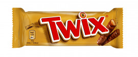 Батончик Твикс песочное печенье с карамелью в мол. шоколаде, 50г.