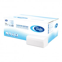 Полотенца листовые V-складка 2-сл., целлюлоза, 160 лист.(22,5*22,5см.) Basic, бел. (P097)