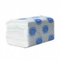 Рушники V-складка з целюлози 2 шари, 22,5*22,5см., 160шт. Basic, біл. (P100)