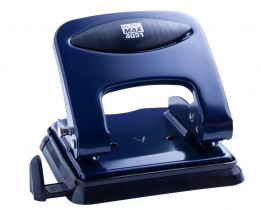 Дырокол на 2 отверстия, до 30 листов BM.4031, металлический, 133*114*93мм., син.