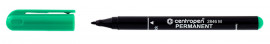 Маркер перманентний, круглий наконечник, 1мм.(M) 2846, зелен.