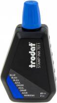 Краска штемпельная 7011, 60мл., син.