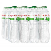 Вода мінеральна слабогазована 0,5л., 12шт/уп., пласт. пл.