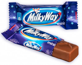Цукерки MILKY WAY Minis в обгортці, 1кг.