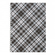 Тетрадь на спирали А5, 48л., клетка, серый