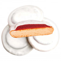 Печенье сдобное сбивное "Делиция" с вишневым вкусом в молочной глазури, 1,0кг.