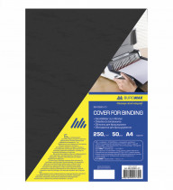 Обкладинки Delta 250г./м2., 50шт./уп., чорн.