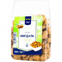 Миндаль жареный соленый, 250г.