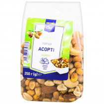 Ассорти орехов жареных соленых, 250г.