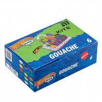 Гуашь, 6 цв., 20мл Hot Wheels (HW25-062)