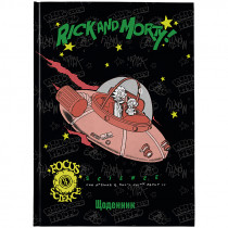 Школьный дневник, твёрдая обложка, Rick & Morty (RM25-262)