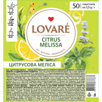 Бленд чаю травяного і зеленого "Citrus Melissa", 50пак. по 1,5г. індивід. пакуванні (4820198877637)