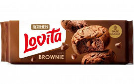 Печенье сдобное Lovita Brownie с какао, 152г. (4823077646294)