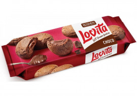 Печенье Lovita Soft Cream Cookies choco, 127гр.