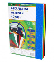 Обложки Delta 230г/м2., 100шт./уп., ассорт.