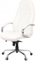 Кресло Луизиана MB (GB-242CC) (Кожа Lux LC-W) белый