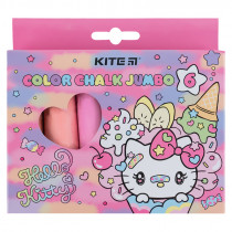 Крейда кольорова Jumbo, 6 кол. "Hello Kitty"