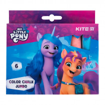 Крейда кольорова Jumbo, 6 кол. "My Little Pony"