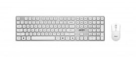 Набор беспроводной клавиатура + мышь FORGE K210 W COMBO WHITE UA, 2,4ГГц., укр./анг., бел.